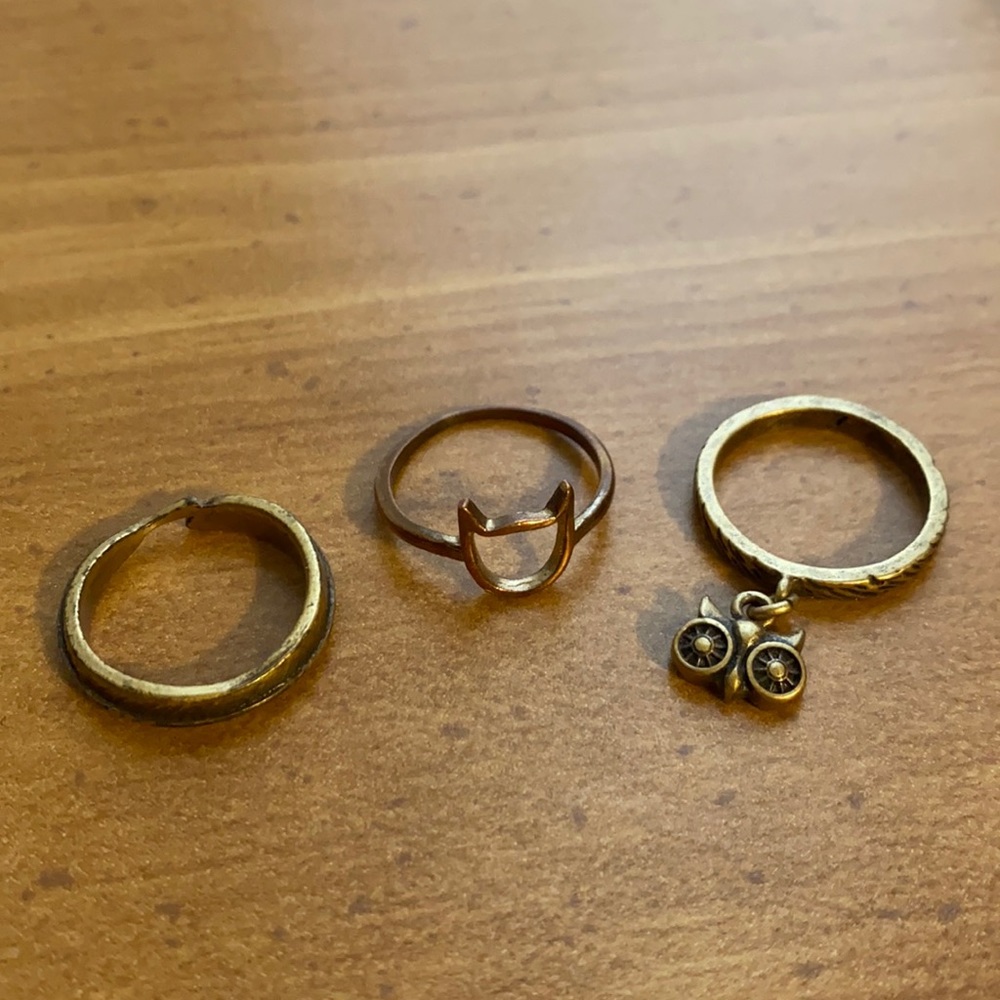 Pacsun Gold Rings